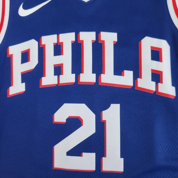 Philadelphia 76ers Joel Embiid Nike Swingman Jersey Men's Size Medium - Picture 3 of 11